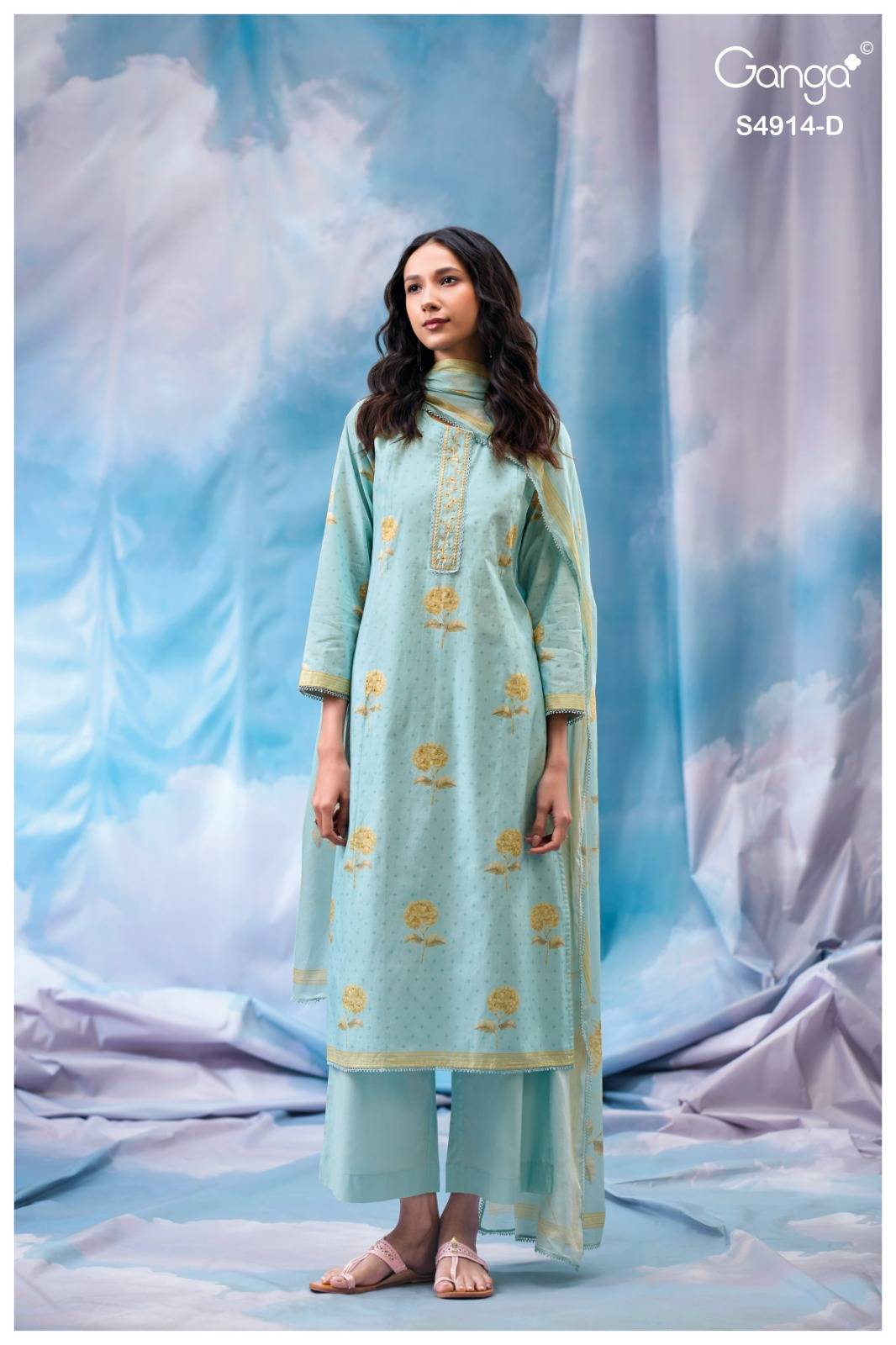DAZIA 4914 By Ganga Fashion Stylish Beautiful Colourful COTTON Dresses At Wholesale Price